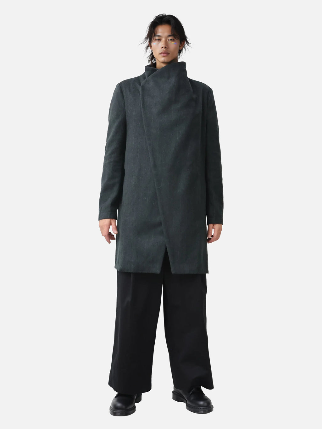 Koto Heavy Coat - Heather Green-0